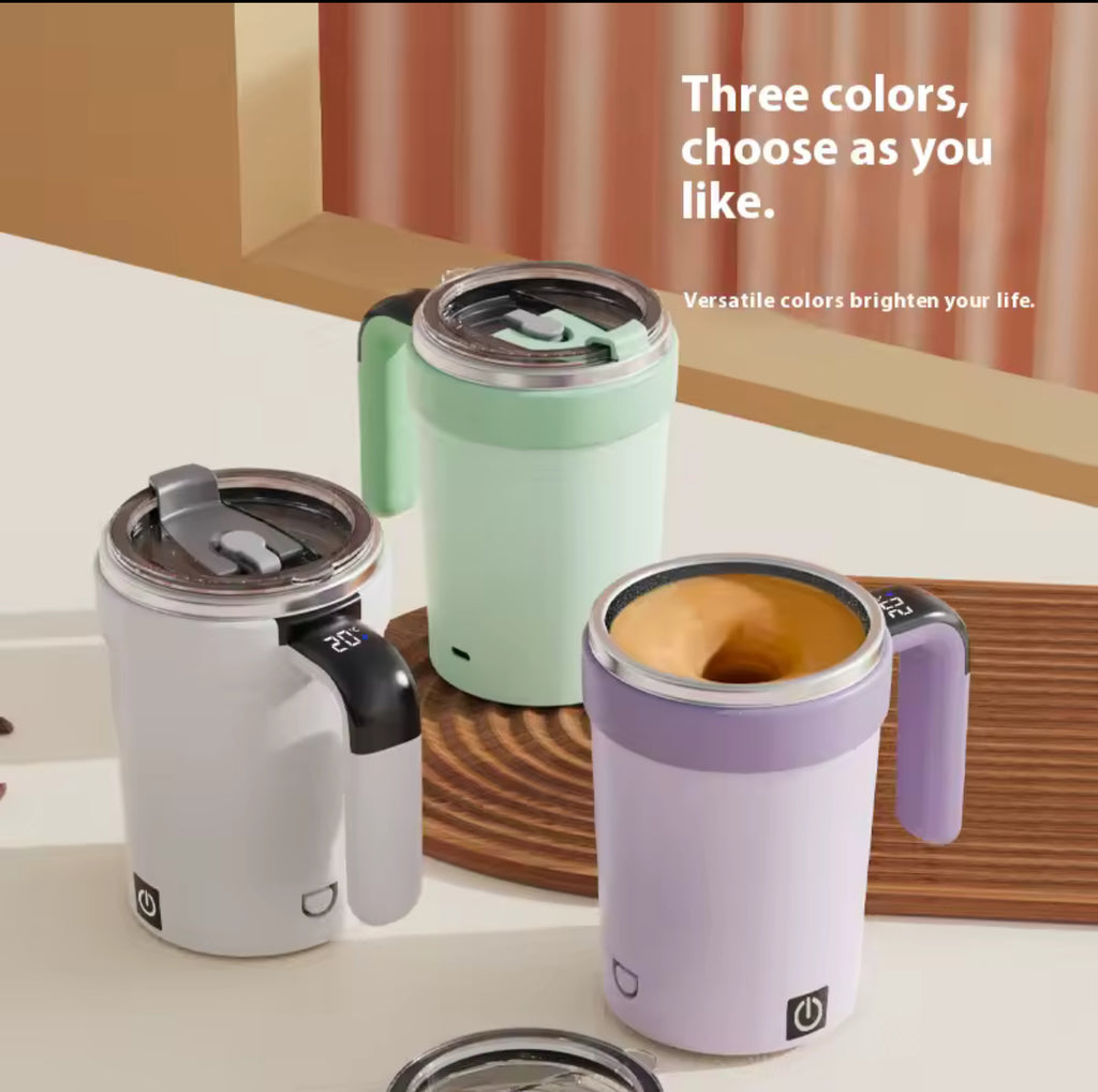 Tasse Agitatrice Automatique Magnétique – Café & Boissons Chaudes Sans Effort