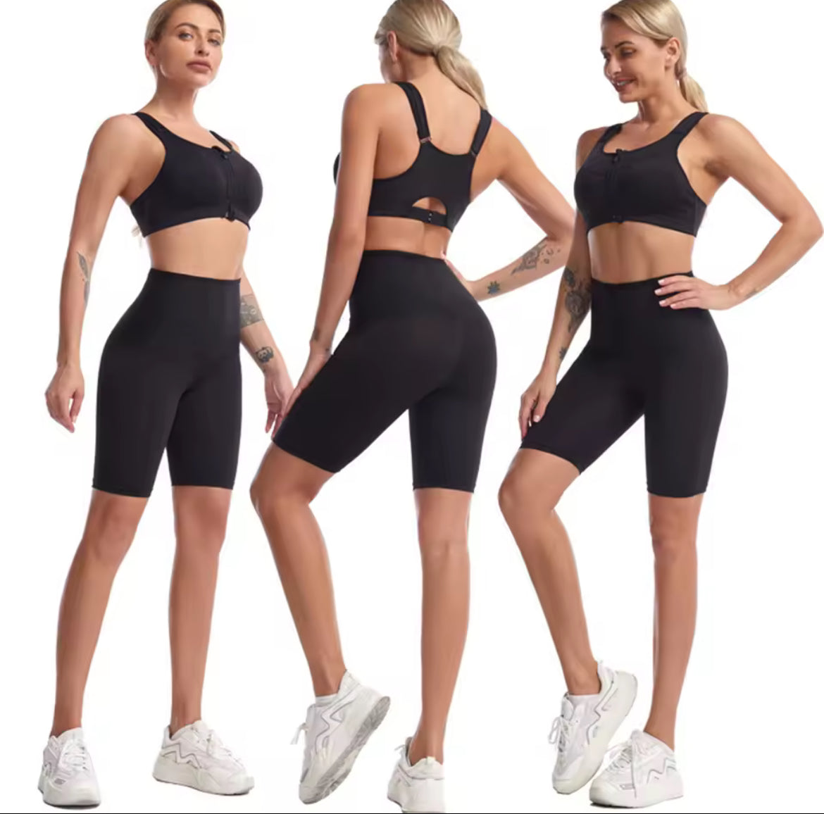 Short Sauna Amincissant Taille Haute – Effet Sudation & Ventre Plat