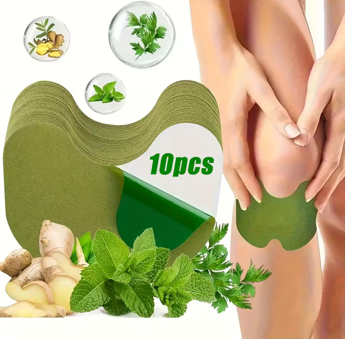 Parche térmico multizona 8H para cuello, hombros y rodillas