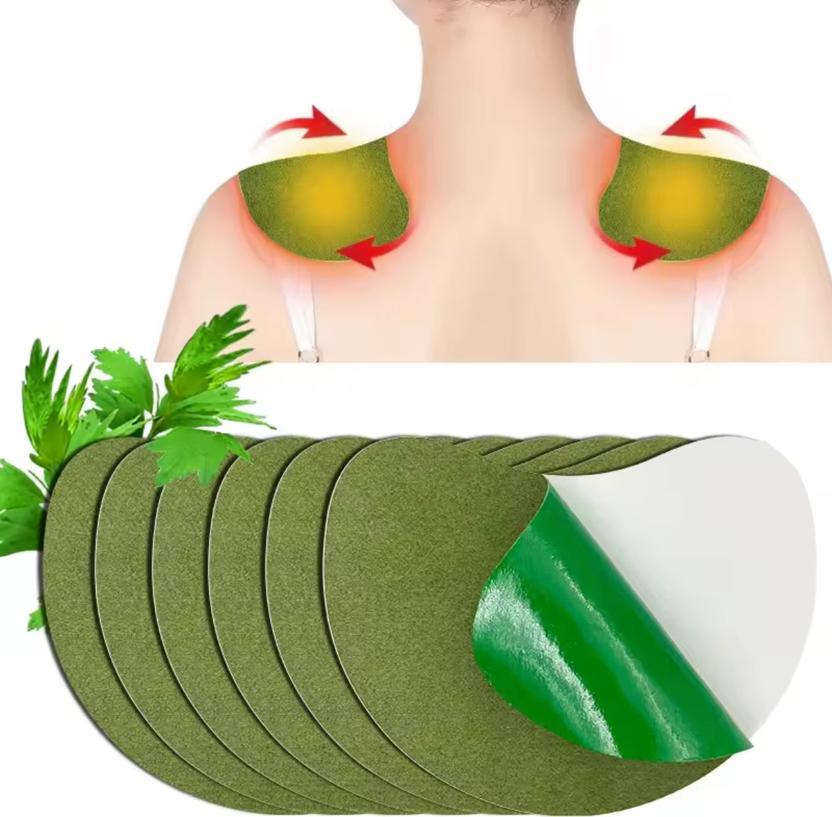 Parche de calentamiento muscular 8H: alivio del dolor y recuperación activa