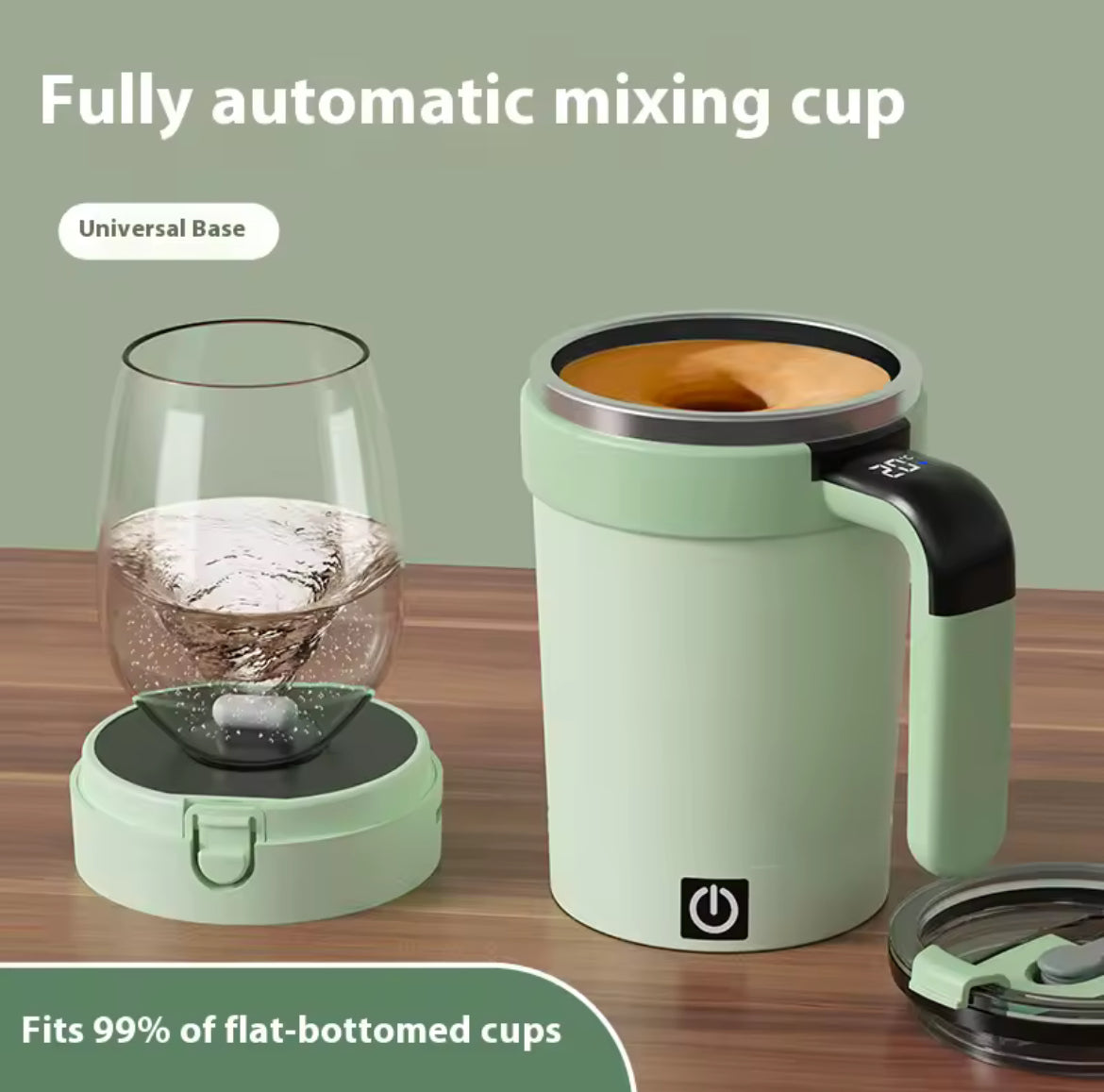 Tasse Agitatrice Automatique Magnétique – Café & Boissons Chaudes Sans Effort