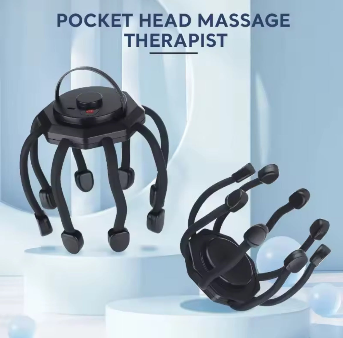 Masseur de Tête Électrique RelaxPro™ – Soulage le Stress & Favorise la Détente