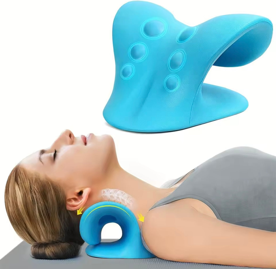 Oreiller Cervical RelaxNeck™ – Soulagement du Cou & Détente Profonde