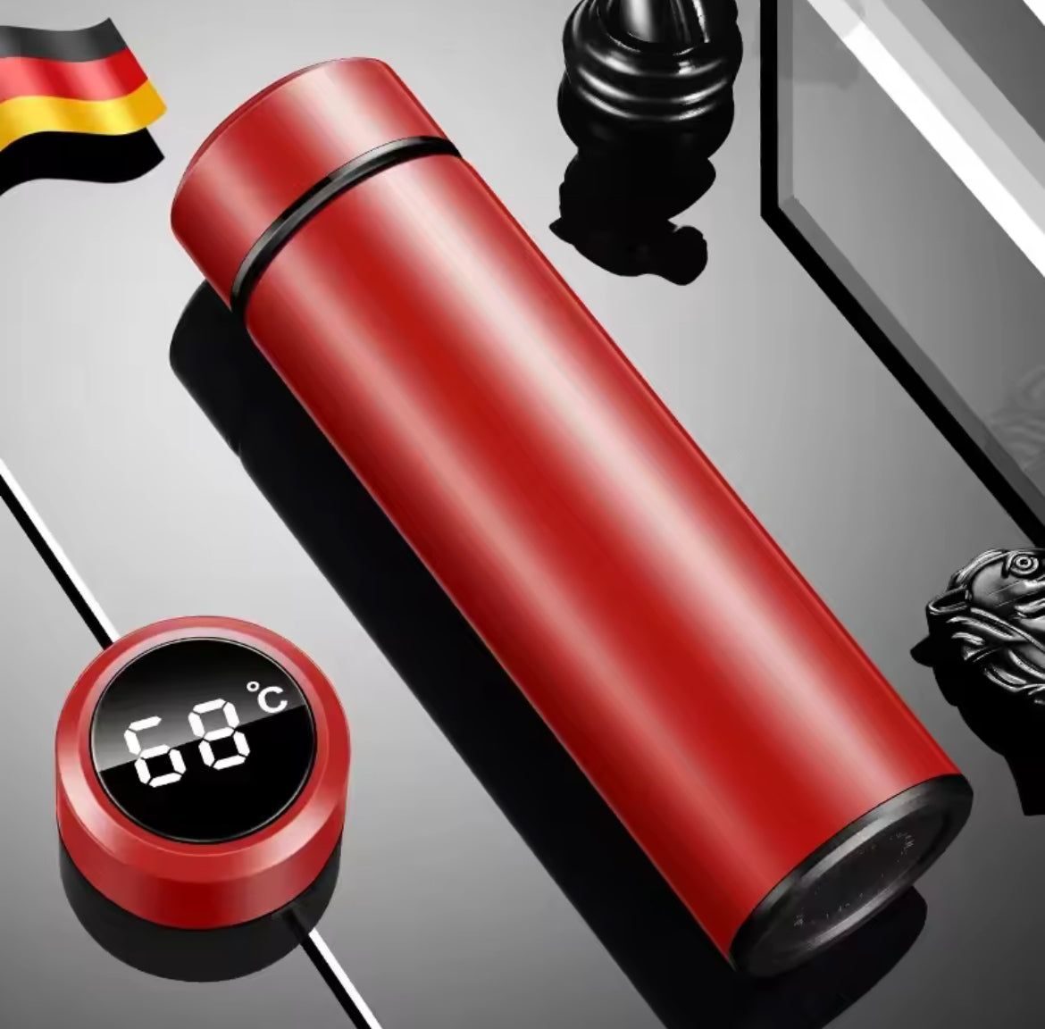 Bouteille thermos intelligente 500 ml – Température affichée