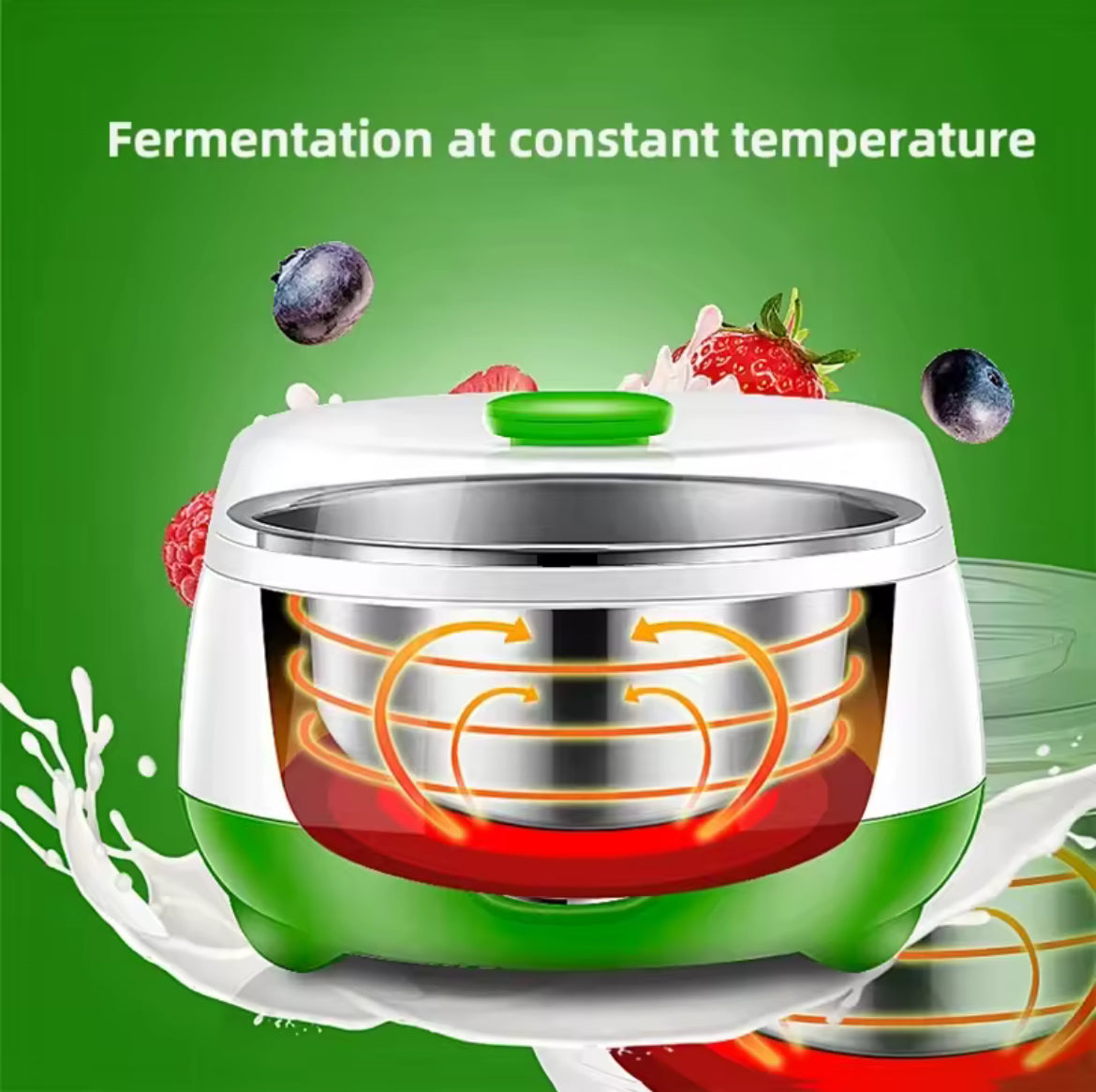 Mini Yaourtière Électrique 1L – Yaourts Maison Sains & Naturels